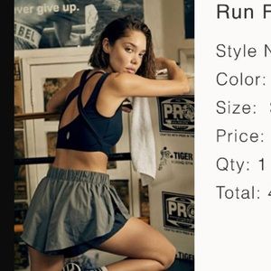 Free People Run for it shorts